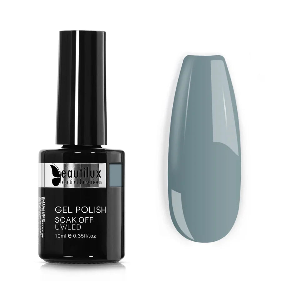 Beautilux Vernis Gel Semi-Permanent Bleu Gris AC-05 – Modernité et Élégance