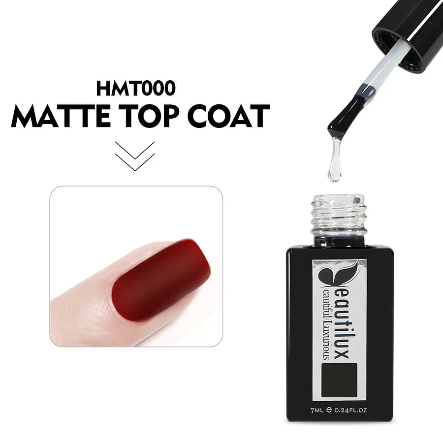 TOP FREE GEL POLISH MATTE TOP COAT HMT000