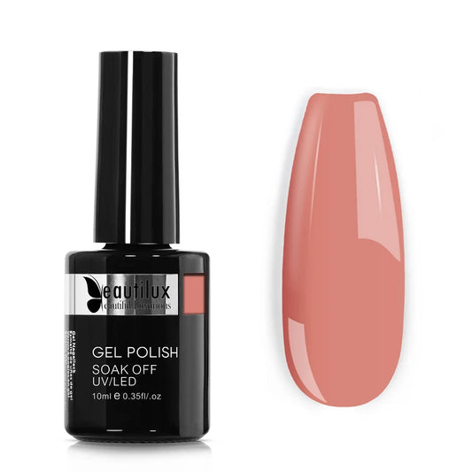 Beautilux Vernis Gel Semi-Permanent Rose Poudré AC-102 – Élégance Naturelle