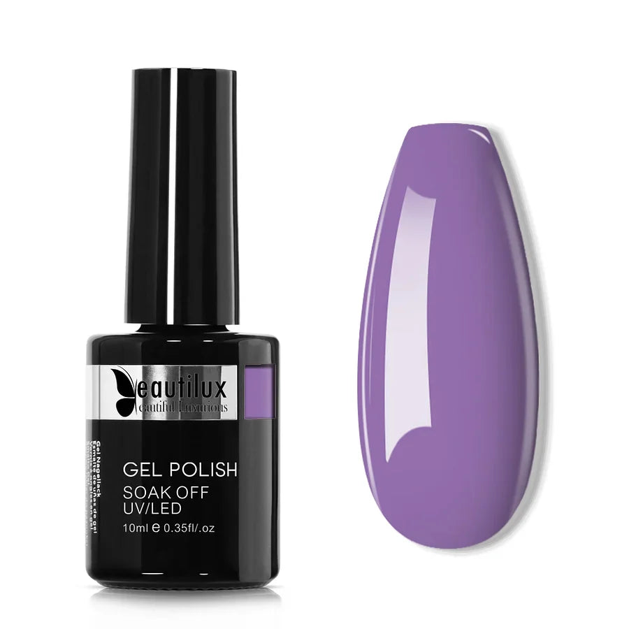 Beautilux Vernis Gel Semi-Permanent Lilas B-100 – Douceur et Féminité