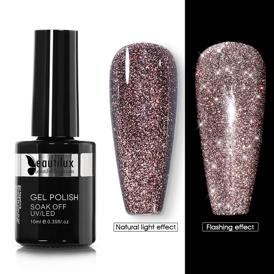 BEAUTIULX GEL POLISH-REFLECTIVE DIAMOND CAT EYE SZM-05