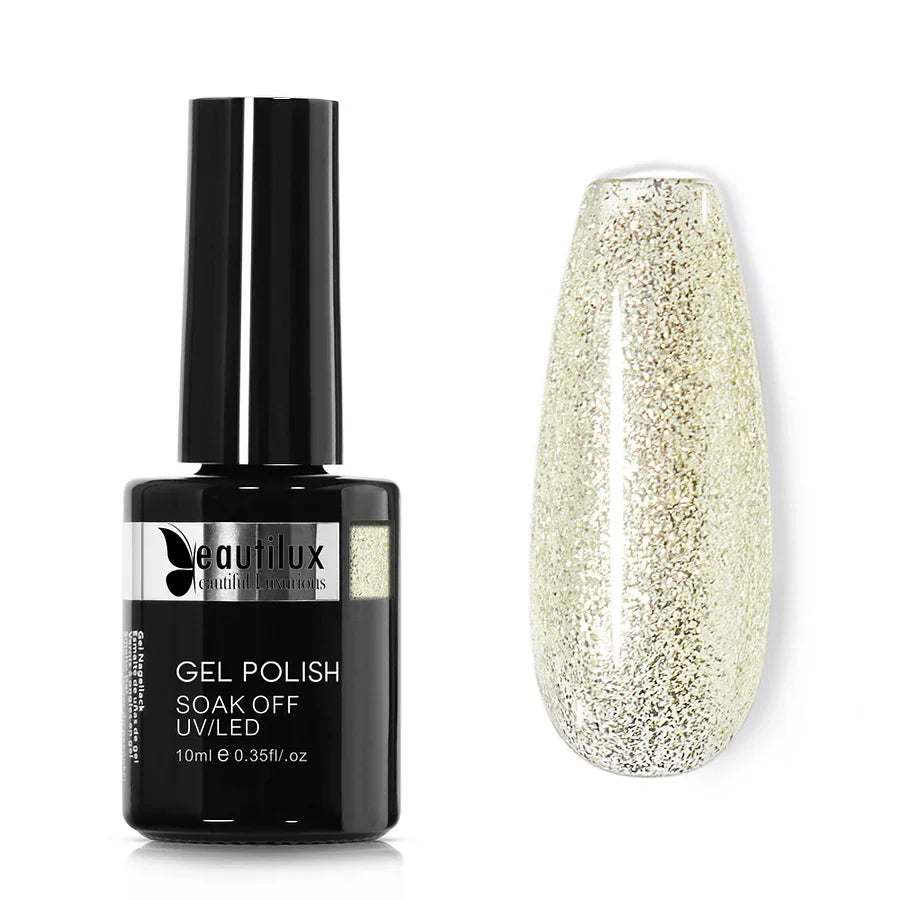 BEAUTIULX GEL POLISH- DIAMOND PLATINUM PP-02