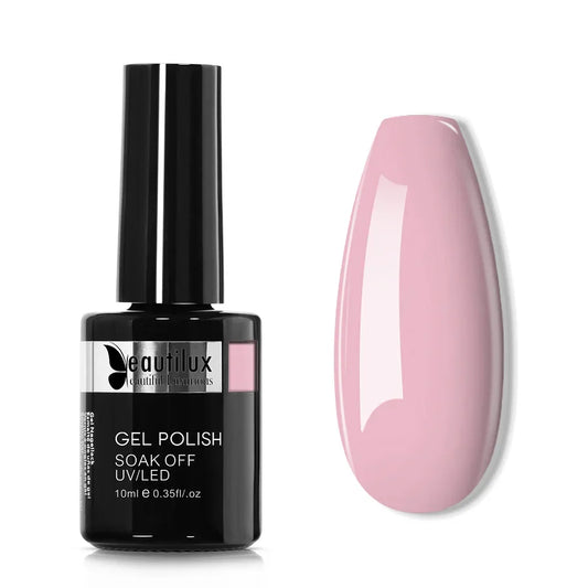 Beautilux Vernis Gel Semi-Permanent Rose Poudré B-072 – Douceur et Élégance