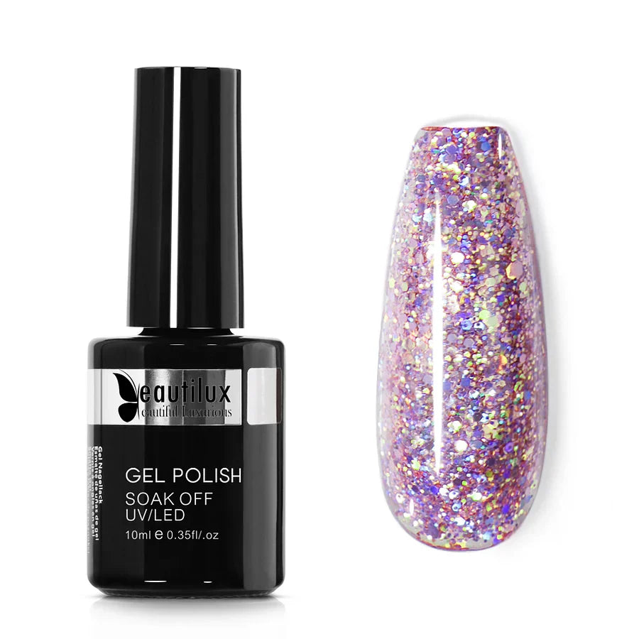 BEAUTIULX GEL POLISH-Diamond Rainbow LE-04