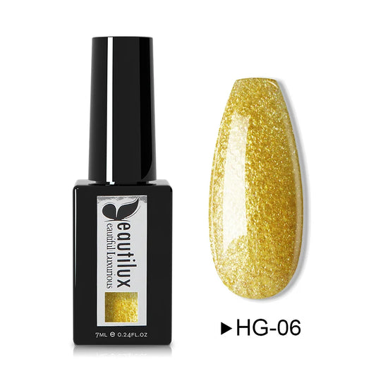 BEAUTILUX HEMA FREE GEL POLISH-GLITTER COLOR HG-06