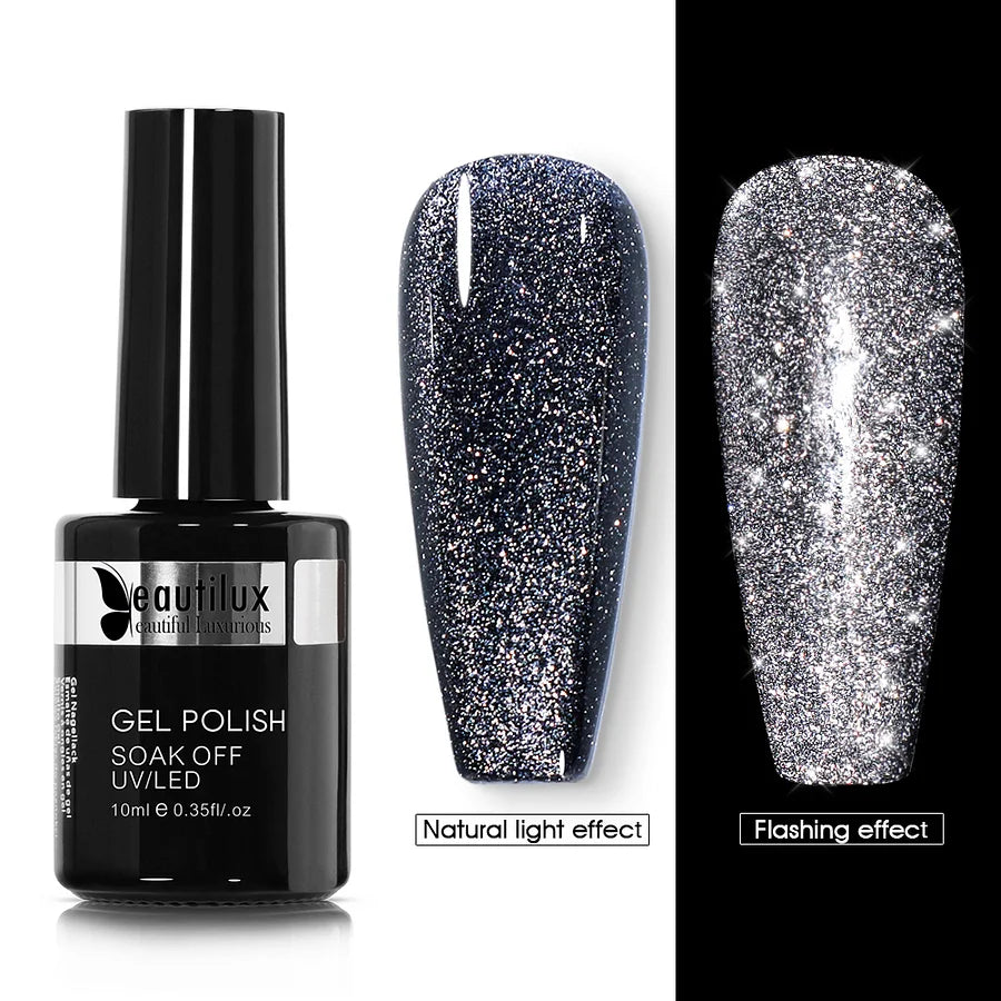 BEAUTIULX GEL POLISH-REFLECTIVE DIAMOND CAT EYE SZM-06