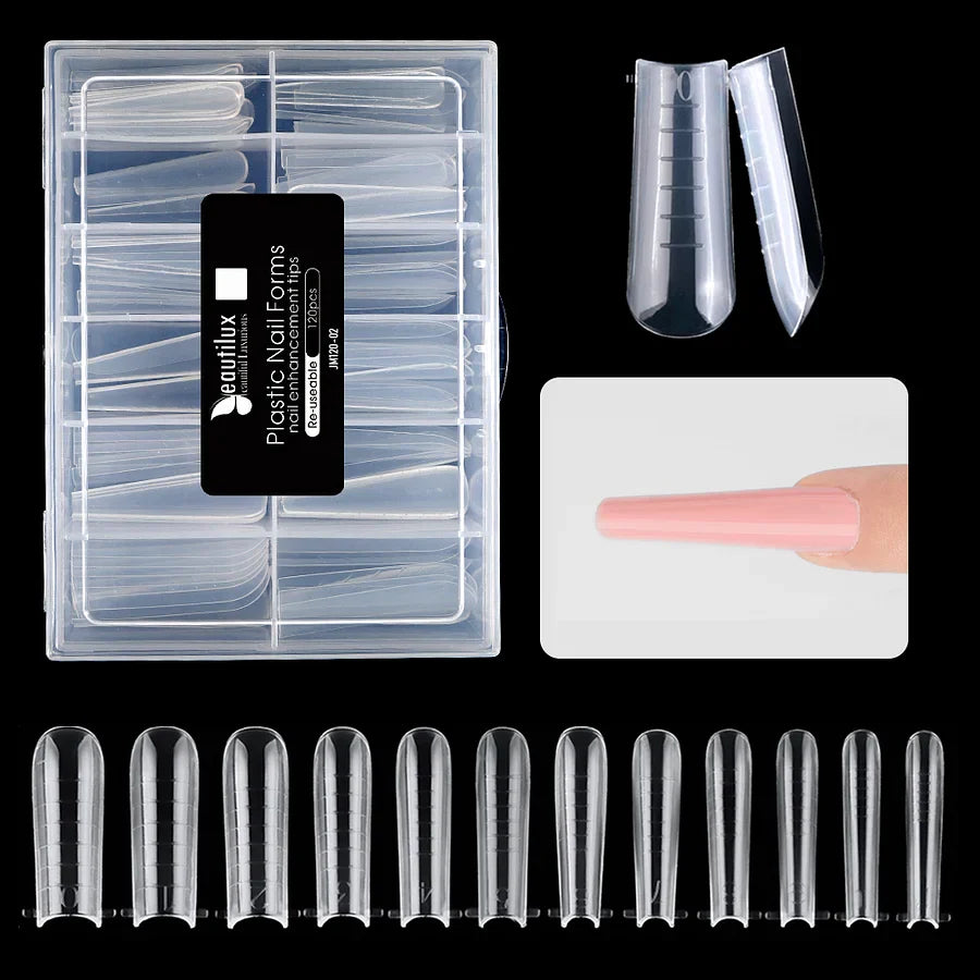 Plastic Nail Forms 120pcs/box JM120-02