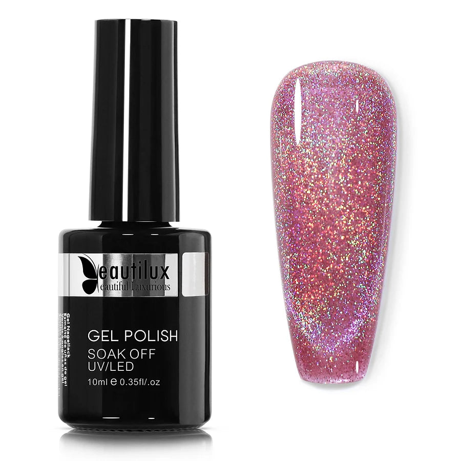 BEAUTIULX GEL POLISH-HOLOGRAPHIC CAT EYE BCM-07