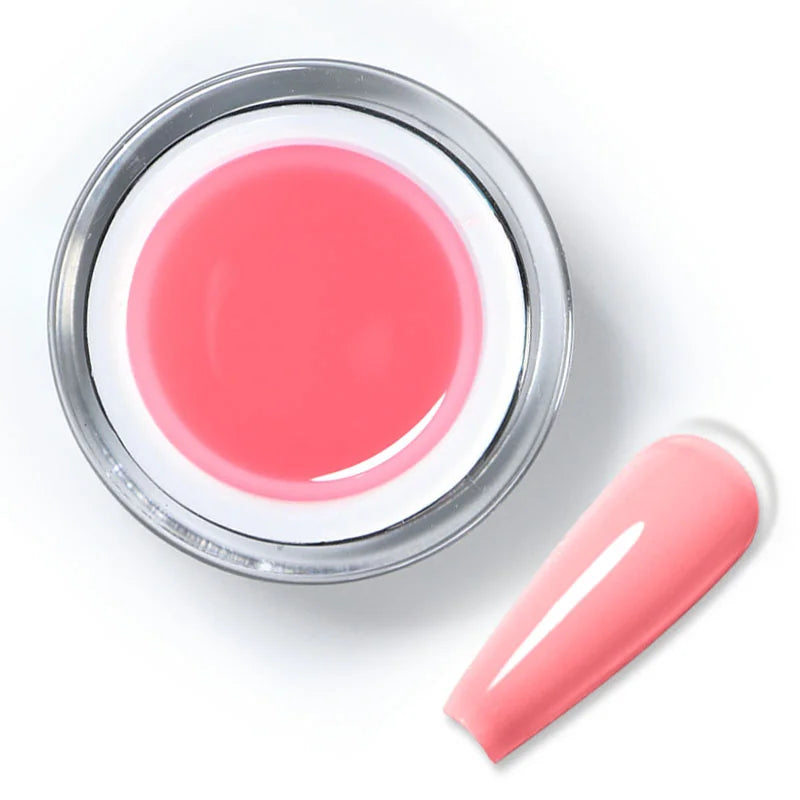 Gel de Construction Couleur BHB-03 - Rose Délicat, Nuance Subtile et Application de Précision