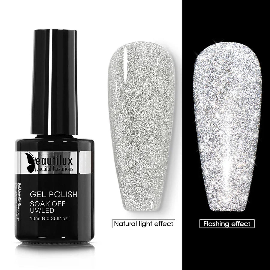 BEAUTIULX GEL POLISH-REFLECTIVE DIAMOND CAT EYE SZM-01