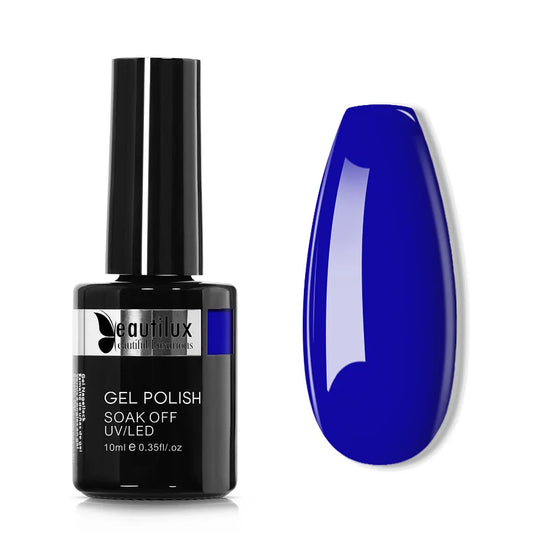 Beautilux Vernis Gel Semi-Permanent Bleu Royal B-027 – Intensité et Élégance