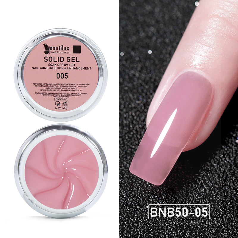 BNB50-05 Solid Gel New Generation BNB - Couleur Pink: élégance et résistance pour une manucure parfaite