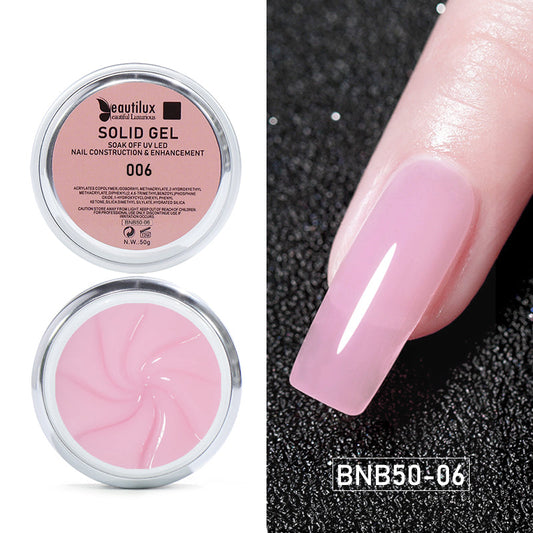 BNB50-06 Solid Gel New Génération BNB - Couleur Light Pink : douceur et durabilité pour des ongles élégants