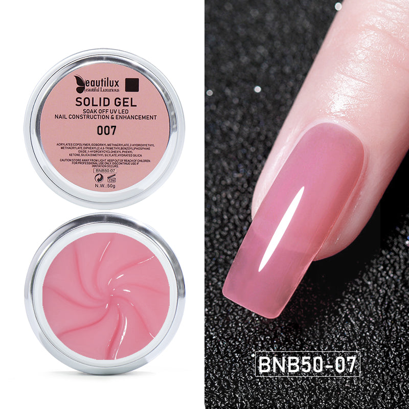 BNB50-07 Solid Gel New Generation BNB - Couleur Deep Pink : intensité et durabilité pour une manucure élégante