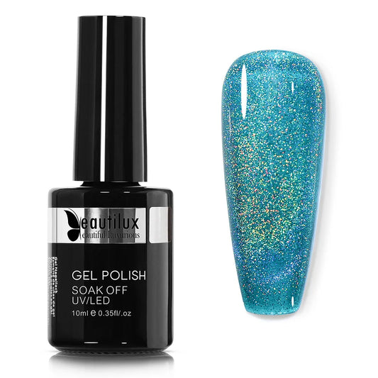 BEAUTIULX GEL POLISH-HOLOGRAPHIC CAT EYE BCM-12