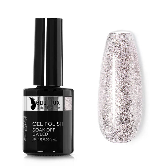 BEAUTIULX GEL POLISH- DIAMOND PLATINUM PP-03