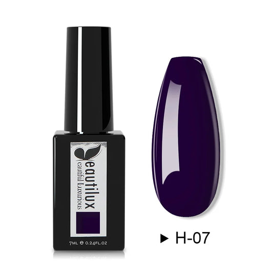 BEAUTILUX HEMA FREE GEL POLISH H-07  "Violet Majestueux"