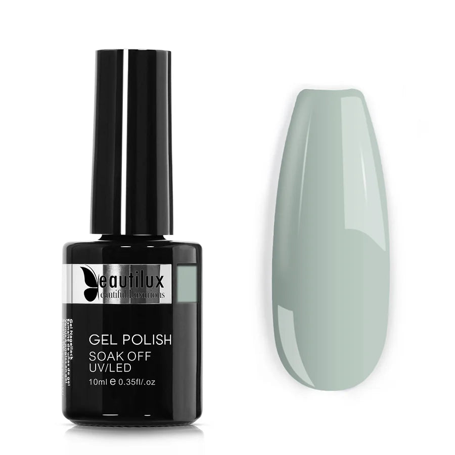 Beautilux Vernis Gel Semi-Permanent AC-85 – Élégance et Douceur en Vert Sauge