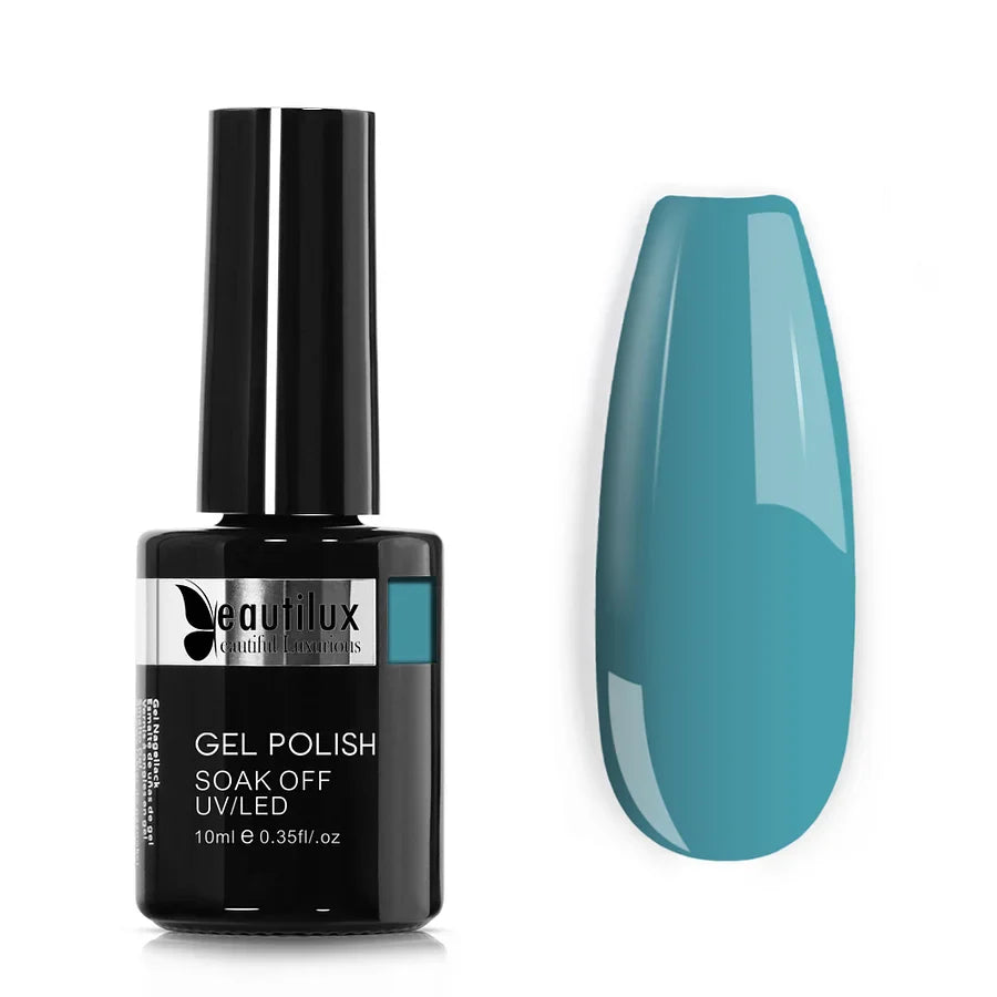 Beautilux Vernis Gel Semi-Permanent Bleu Océan AC-15 – Fraîcheur et Sérénité