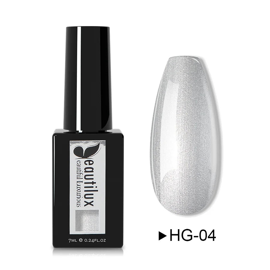 BEAUTILUX HEMA FREE GEL POLISH-GLITTER COLOR HG-04