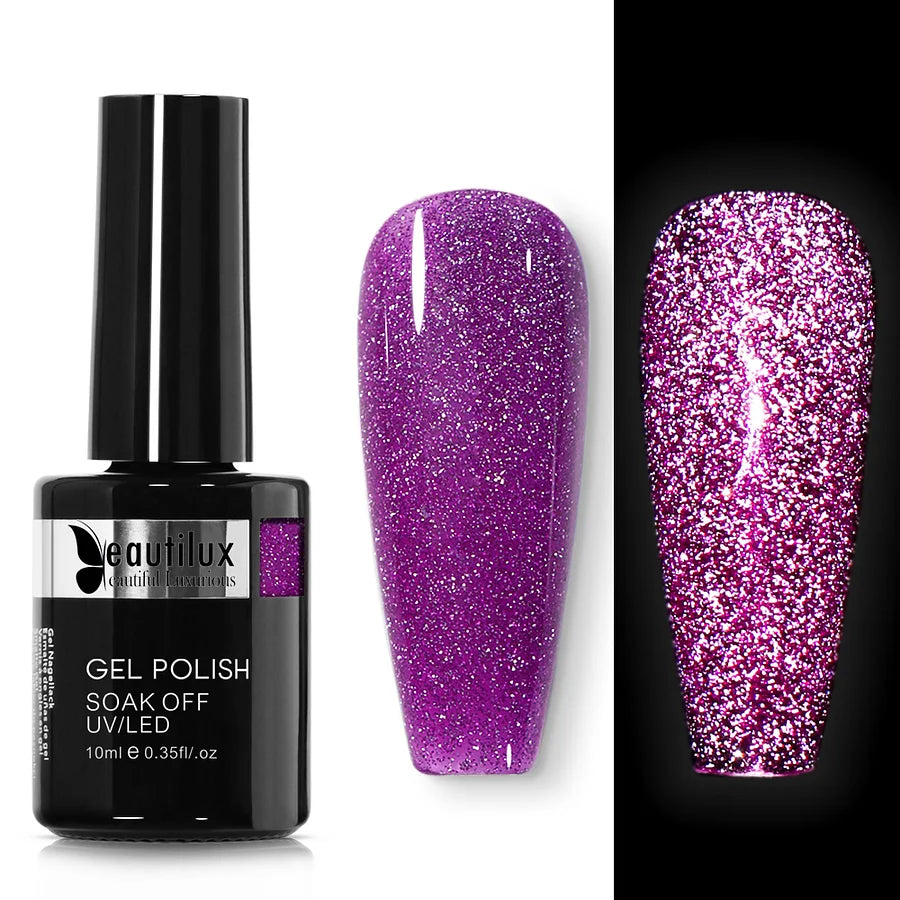 BEAUTIULX GEL POLISH-REFLECTIVE DIAMOND SZ-24