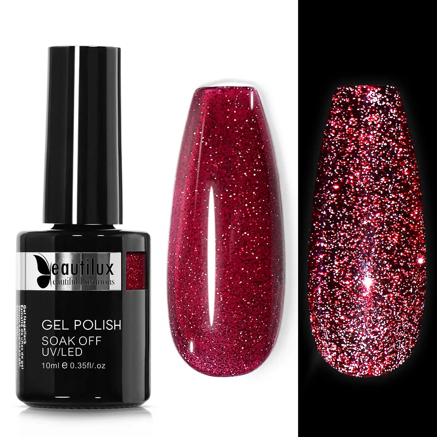 BEAUTIULX GEL POLISH-REFLECTIVE DIAMOND SZ-09