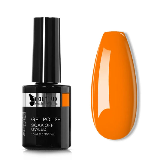 Beautilux Vernis Gel Semi-Permanent B-054 – Orange Brûlé Sophistiqué