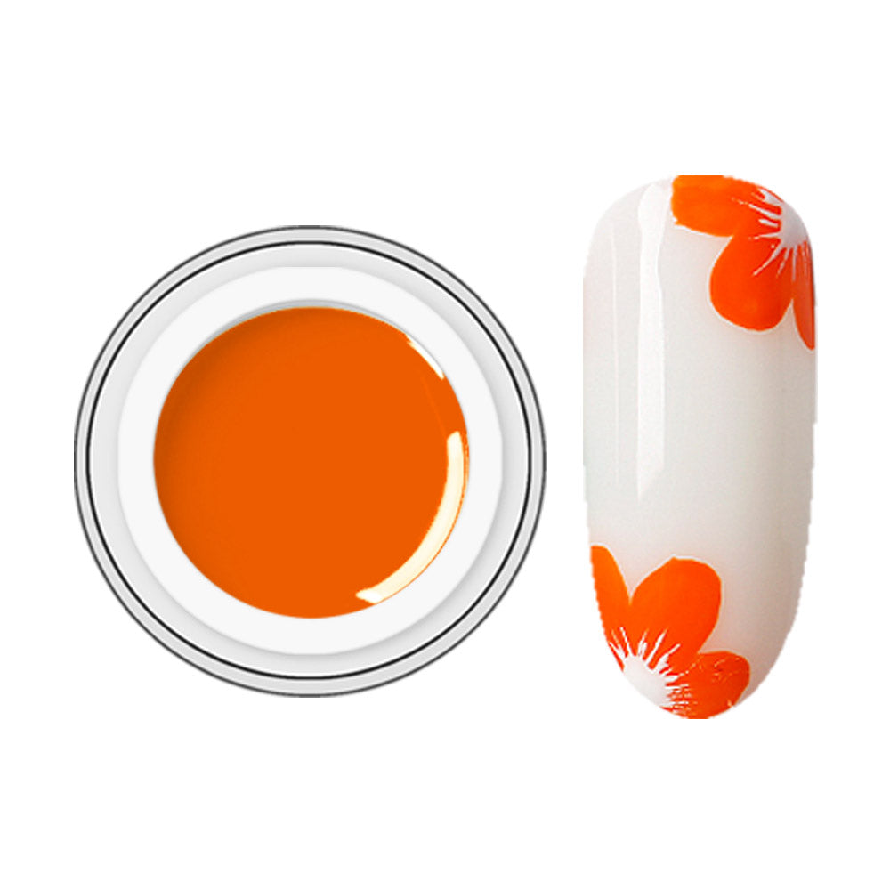 BC-08 PAINTING GEL Orange BEAUTILUX NAIL ART  10 Gr