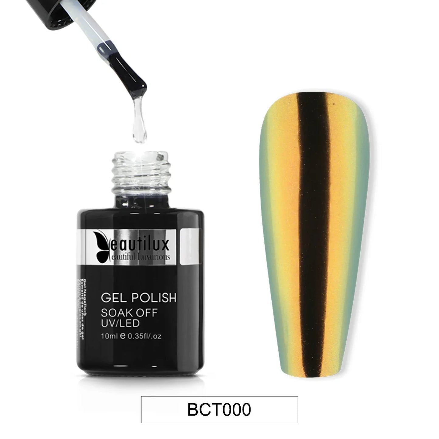 BCT000 Crystal top coat No wipe Beautilux 10 Ml